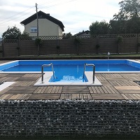 Referenčne slike bazenov s PVC oblogo