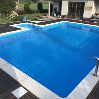 Referenčne slike bazenov s PVC oblogo