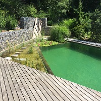 Referenčne slike naravnih-bioloških bazenov