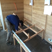 Izvedba unikatne finske savne